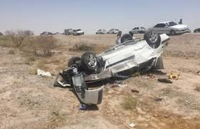 ۶ مصدوم بر اثر واژگونی سواری پراید در محور دلگان به ایرانشهر