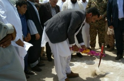 کلنگ زنی احداث یک مدرسه ۶ کلاسه در روستای شهرک الزهرا دلگان